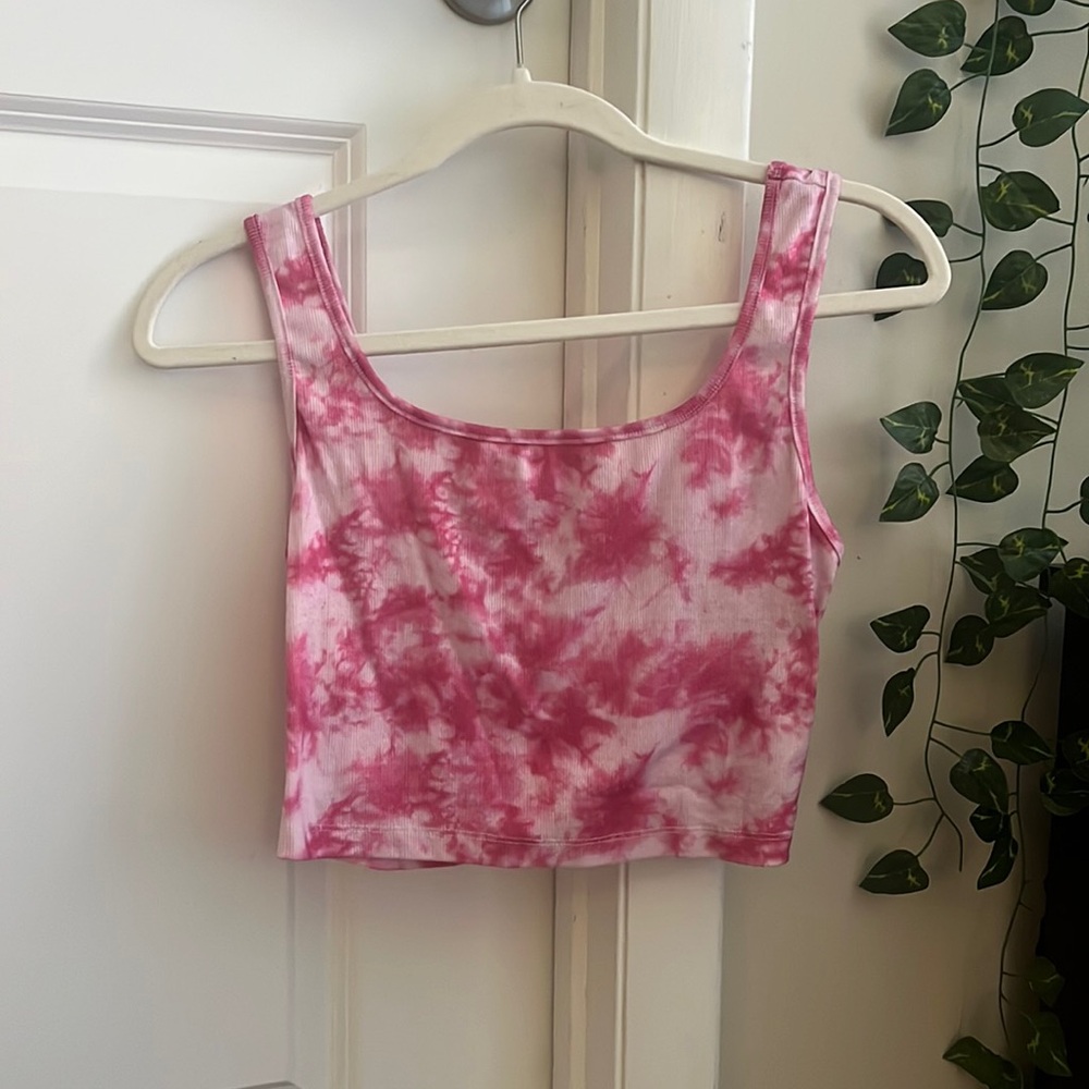 Shein Tie Dye Cropped Tank